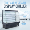 Yarı Yükseklik Dikey Sebzeler Ekran Soğutucu Buzdolabı